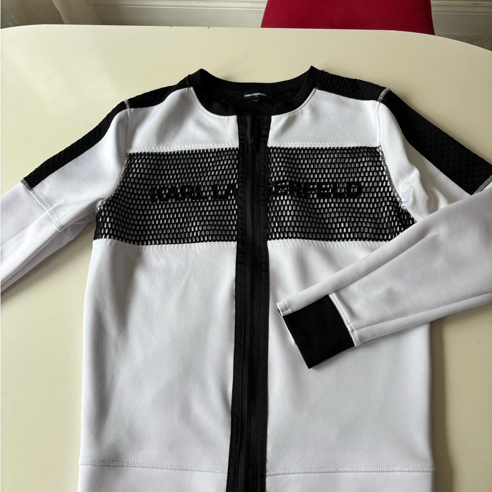 Karl Lagerfeld Black and White Sweatshirt